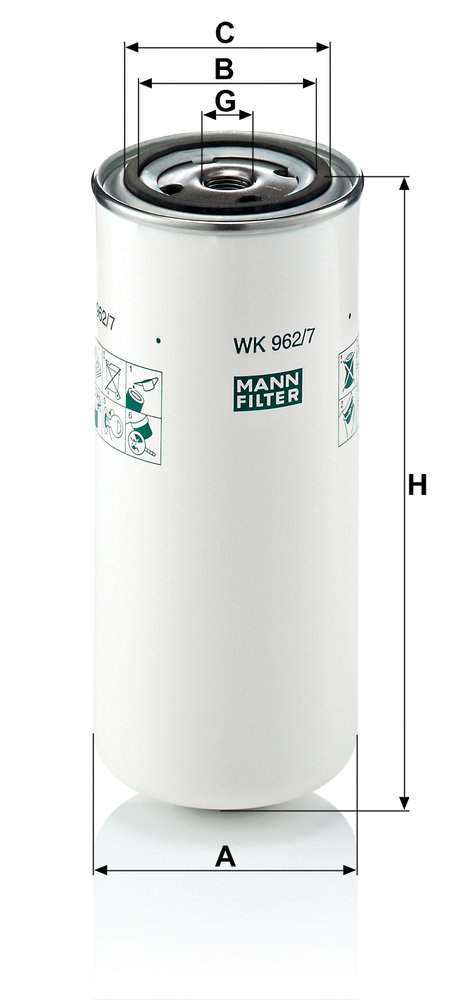 MANN-FILTER WK962/7