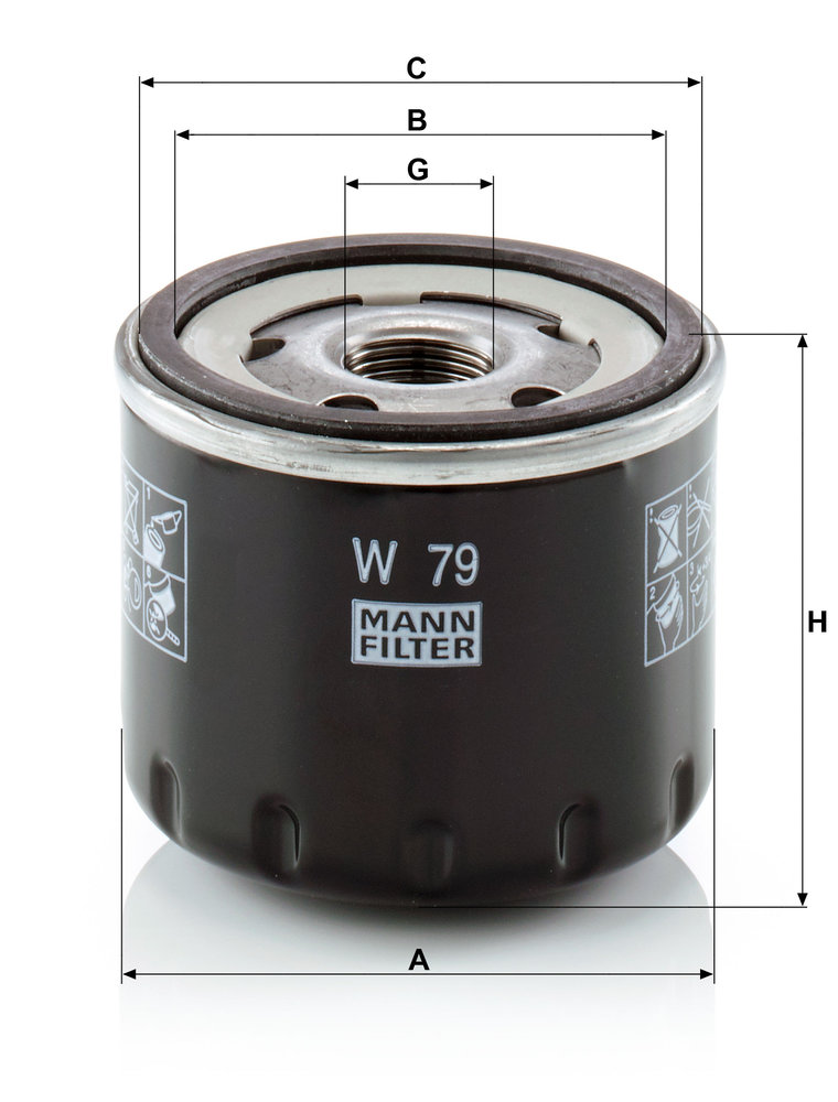 MANN-FILTER W79