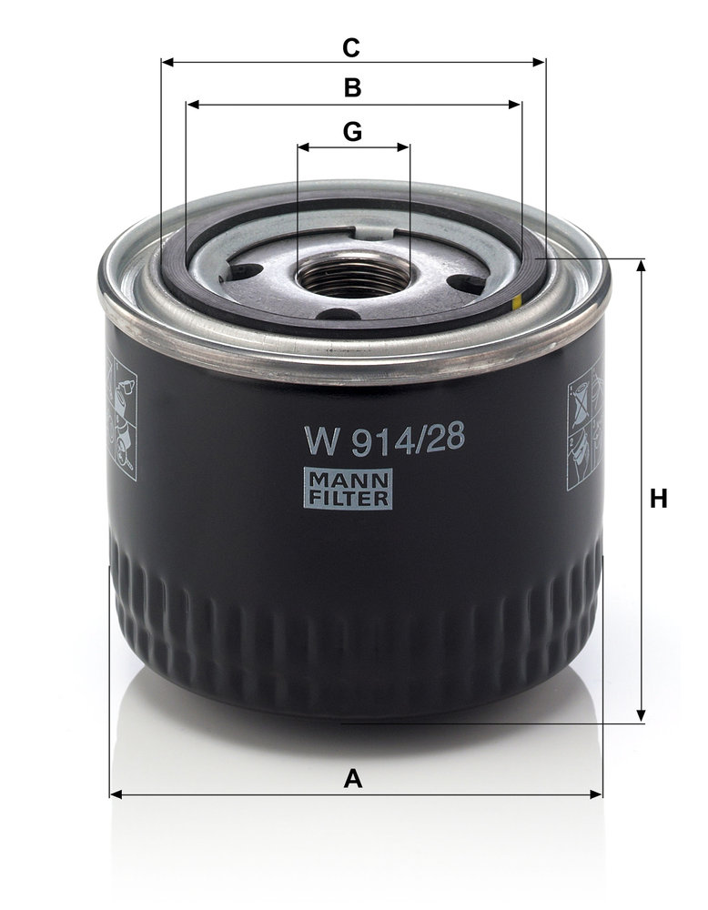 MANN-FILTER W914/28