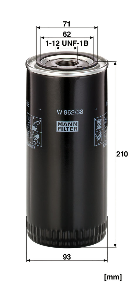 MANN-FILTER W962/38