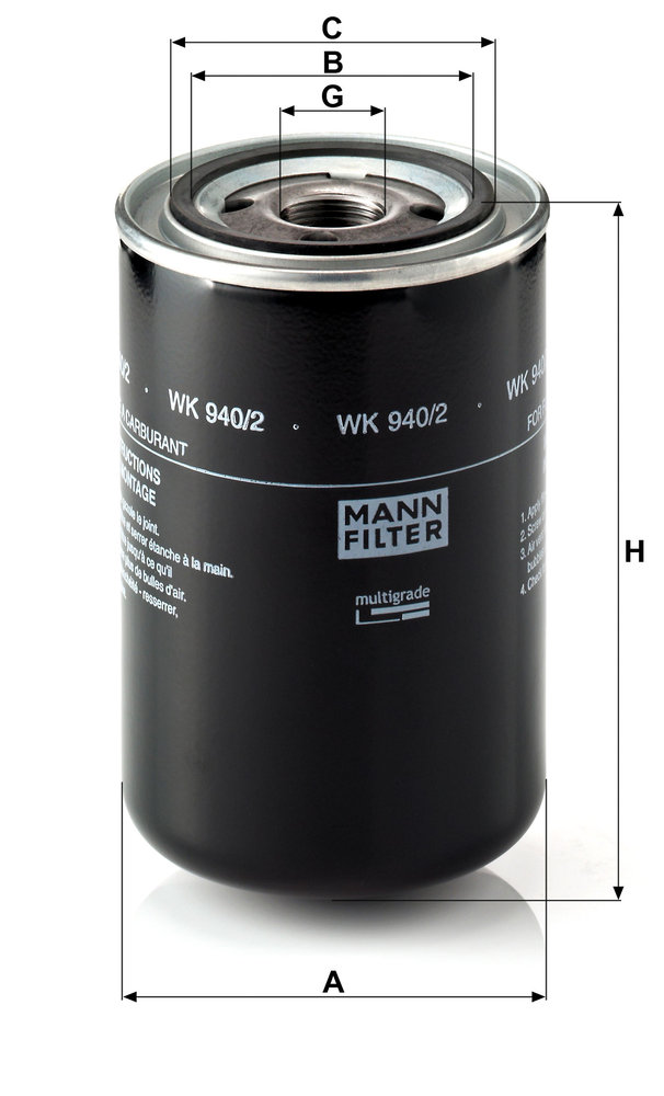 MANN-FILTER WK940/2