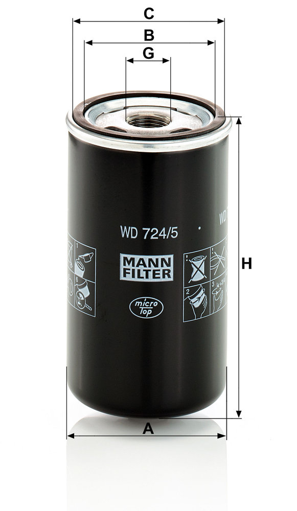 MANN-FILTER WD724/5