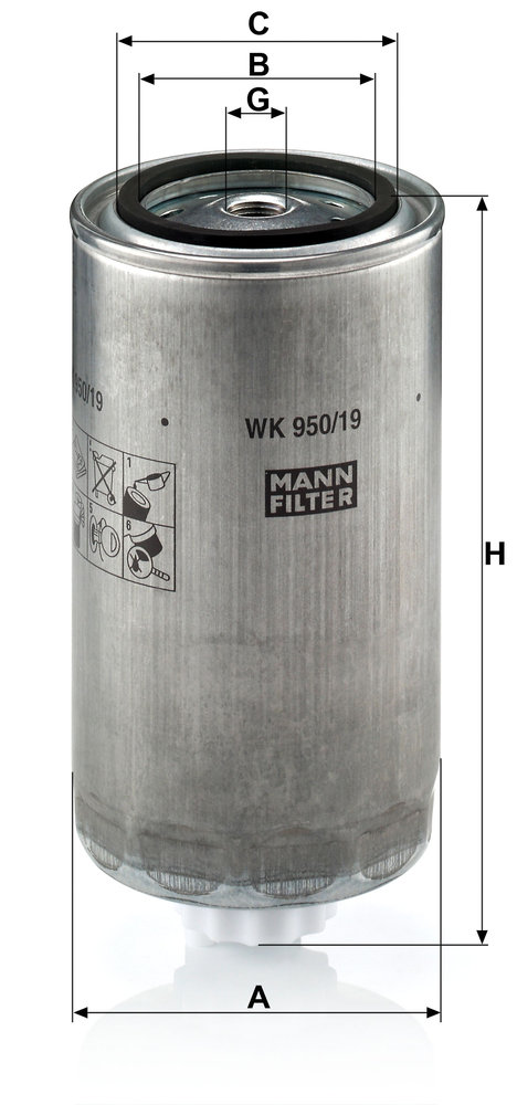 Mann WK950/19