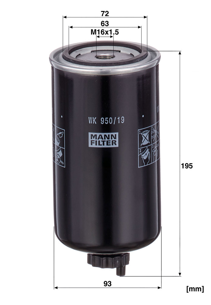 Mann WK950/19