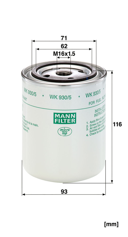 MANN-FILTER WK930/5