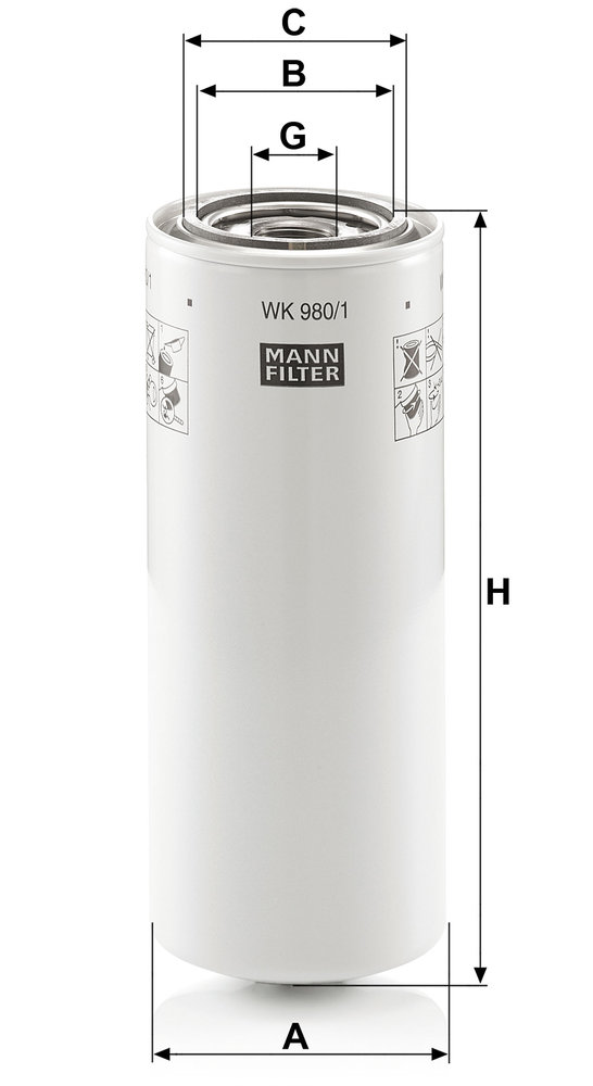 MANN-FILTER WK980/1