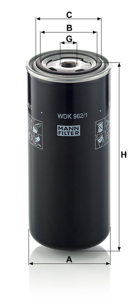 MANN-FILTER WDK962/1