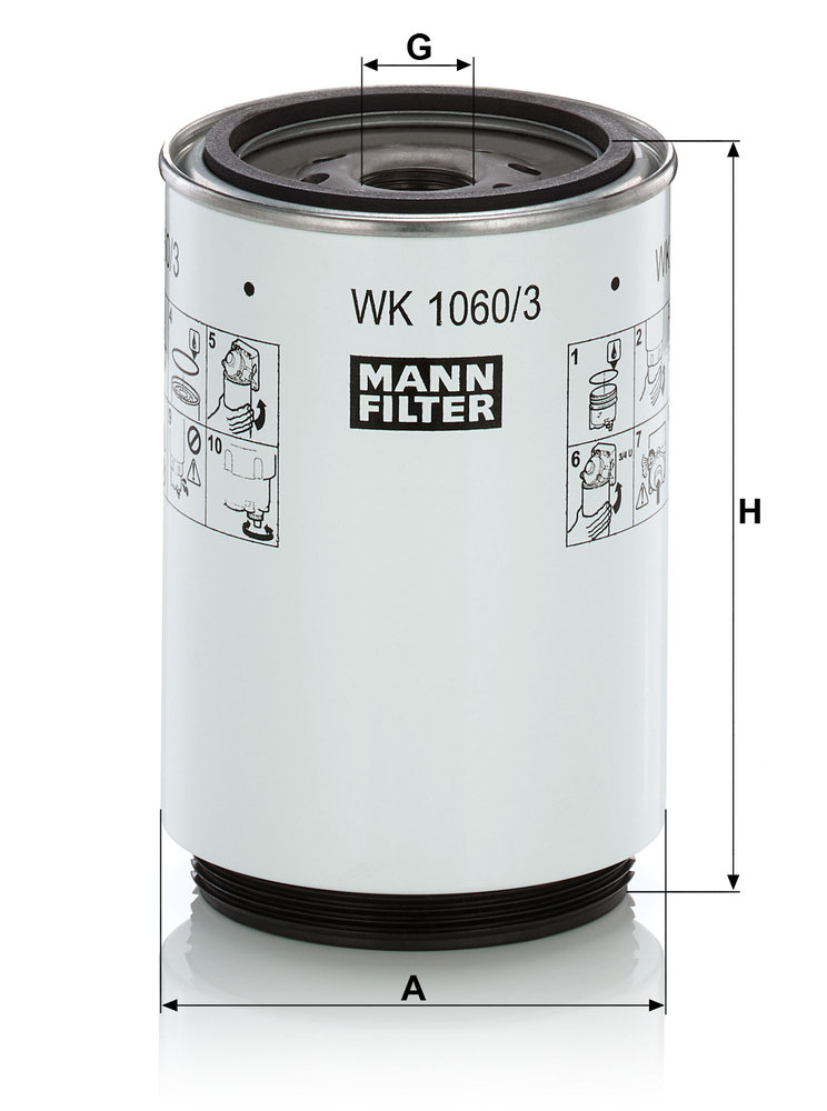 MANN-FILTER WK1060/3X