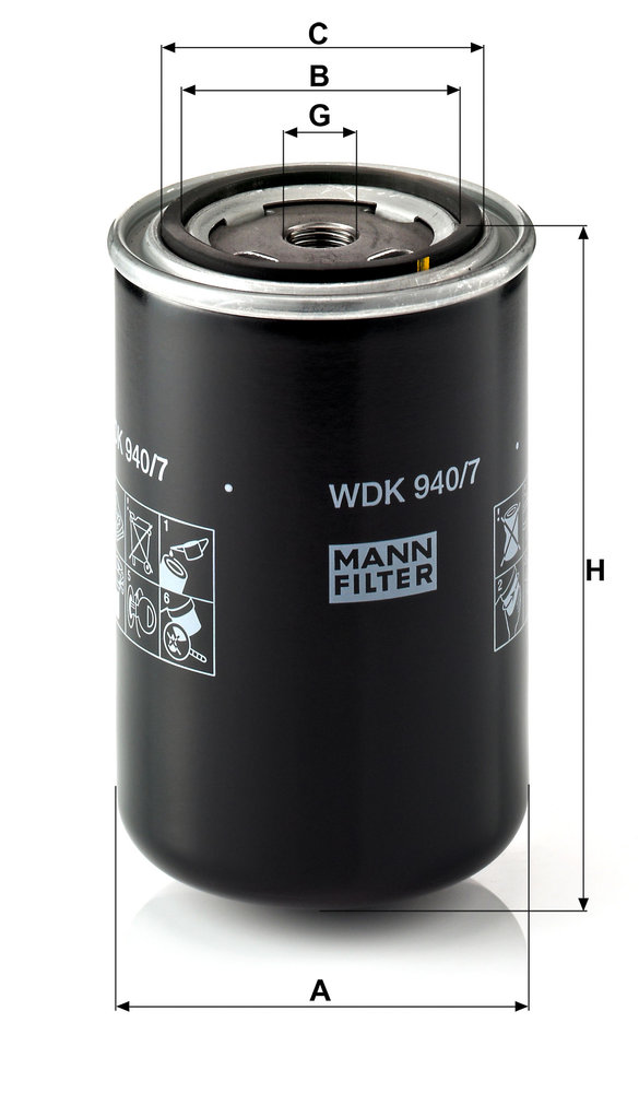 MANN-FILTER WDK940/7