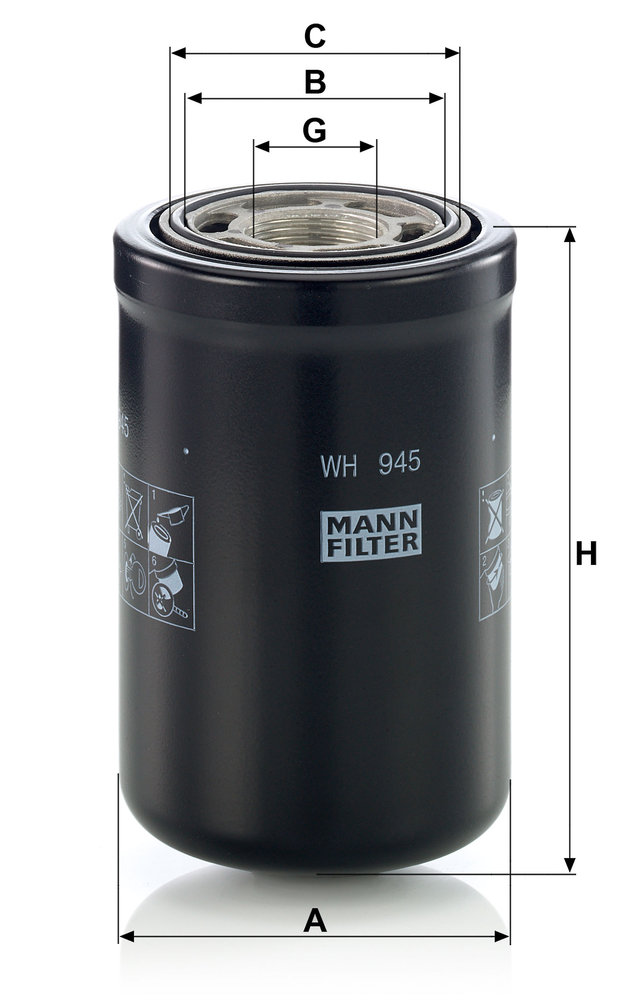 MANN-FILTER WH945