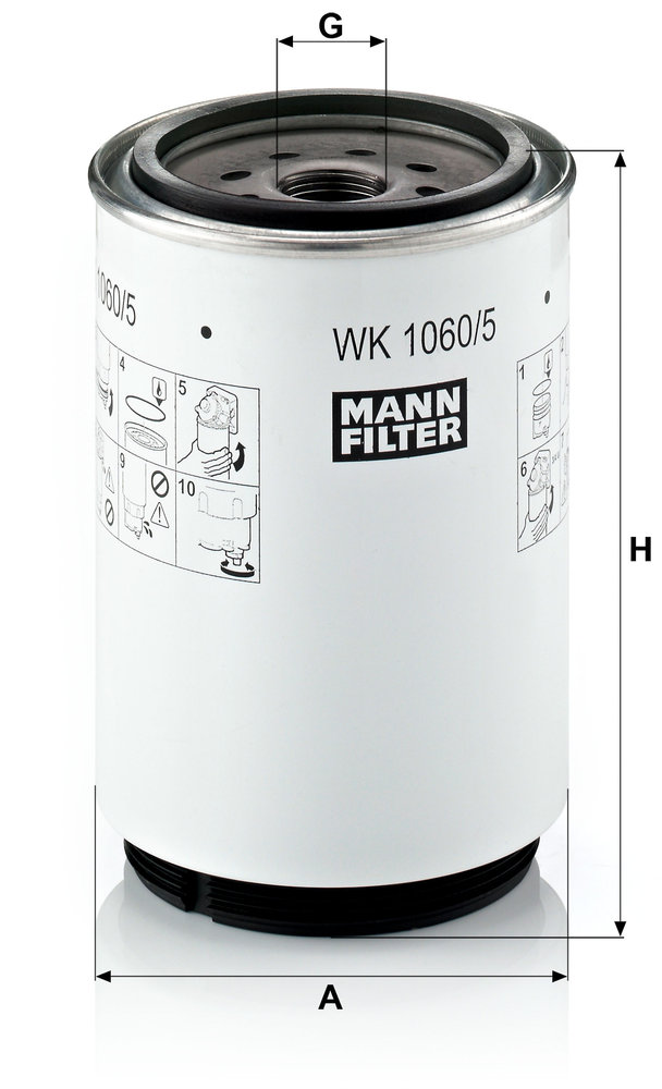 MANN-FILTER WK1060/5X