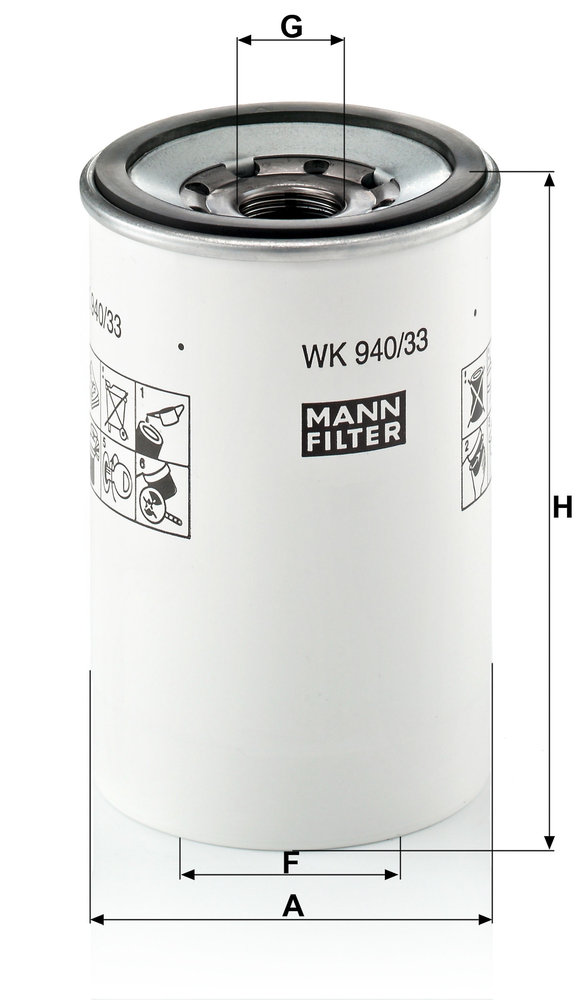 MANN-FILTER WK940/33X