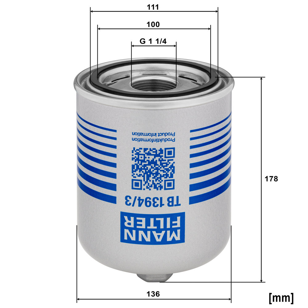 MANN-FILTER TB1394/3X