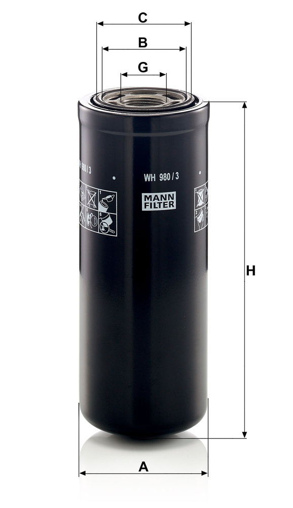 MANN-FILTER WH980/3