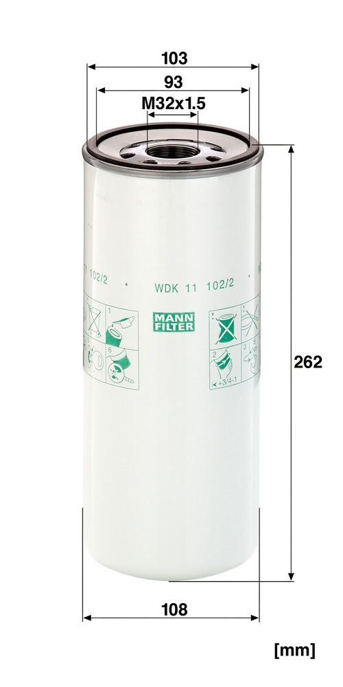 MANN-FILTER WDK11102/2
