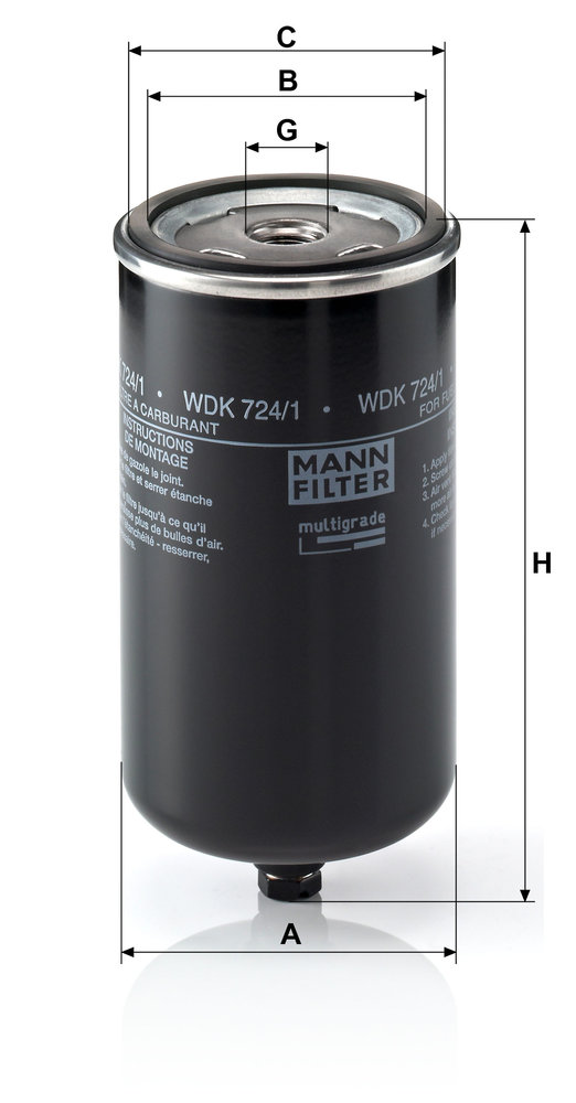 MANN-FILTER WDK724/1
