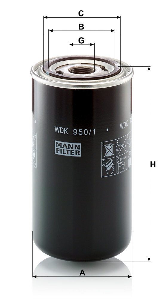 MANN-FILTER WDK950/1