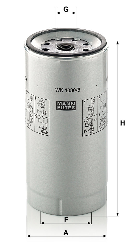MANN-FILTER WK1080/6X