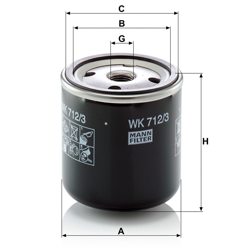 MANN-FILTER WK712/3