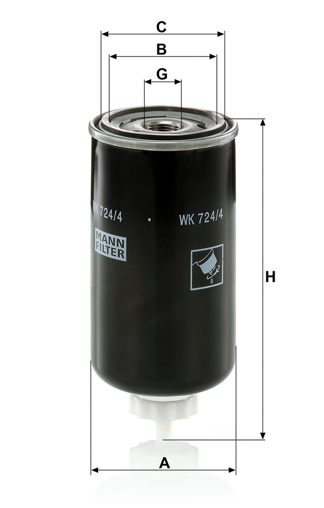 MANN-FILTER WK724/4