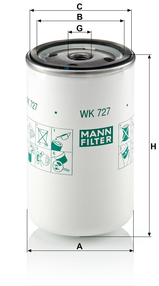 MANN-FILTER WK727