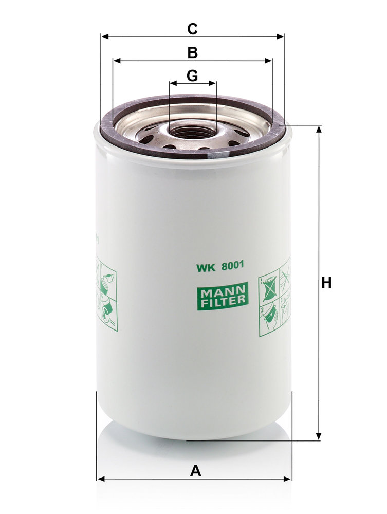 MANN-FILTER WK8001