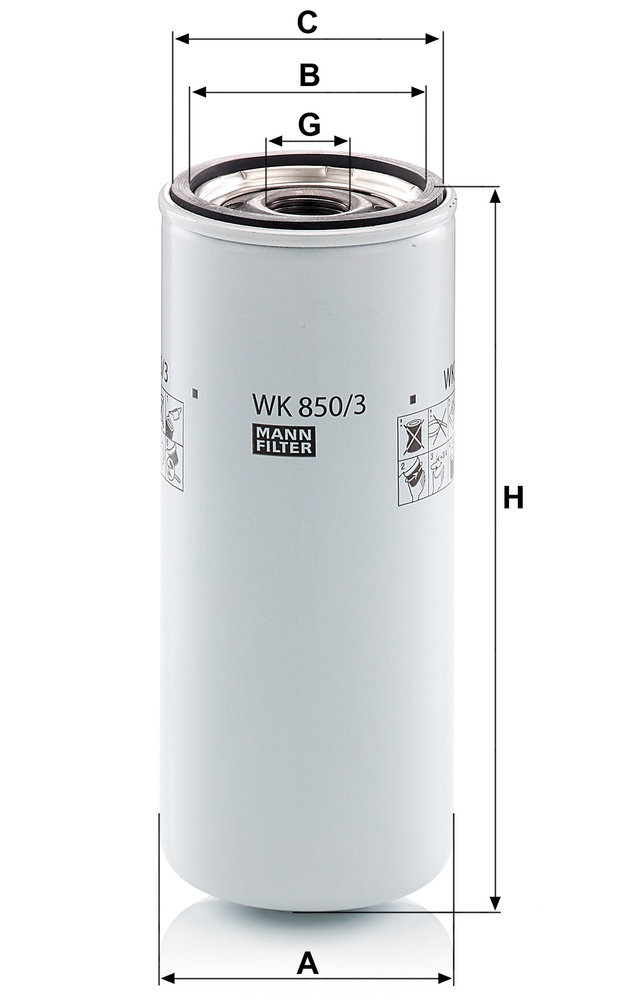 MANN-FILTER WK850/3