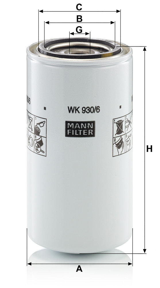 MANN-FILTER WK930/6X