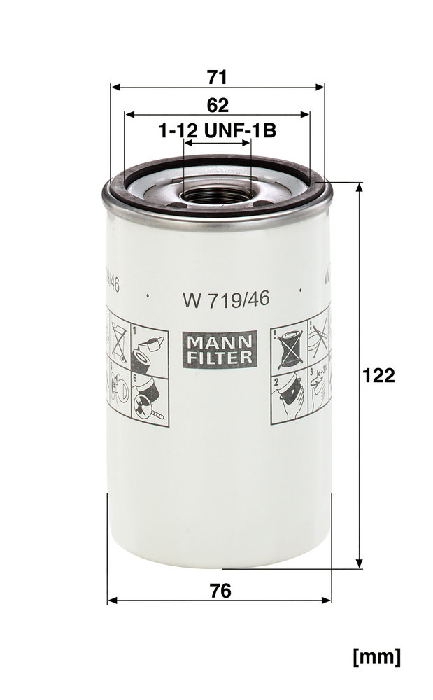 MANN-FILTER W719/46