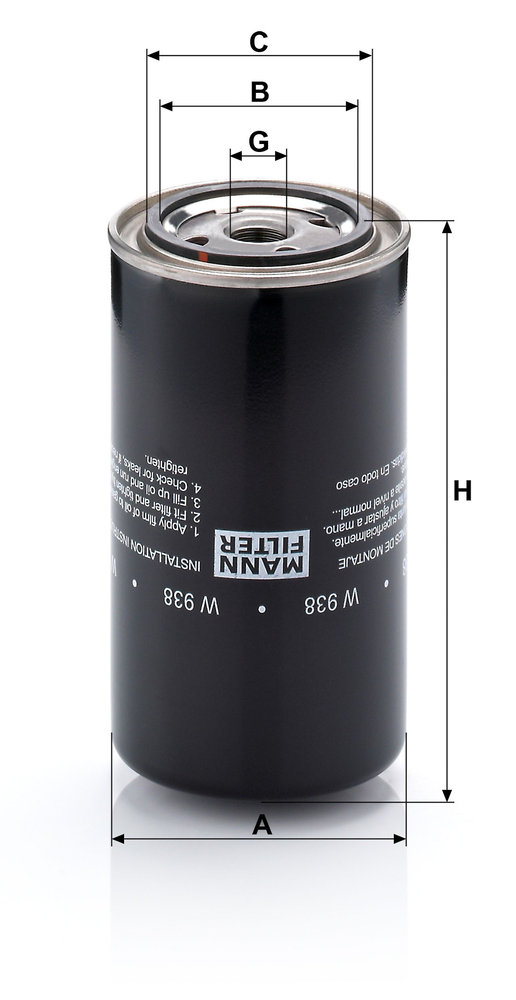 MANN-FILTER W938