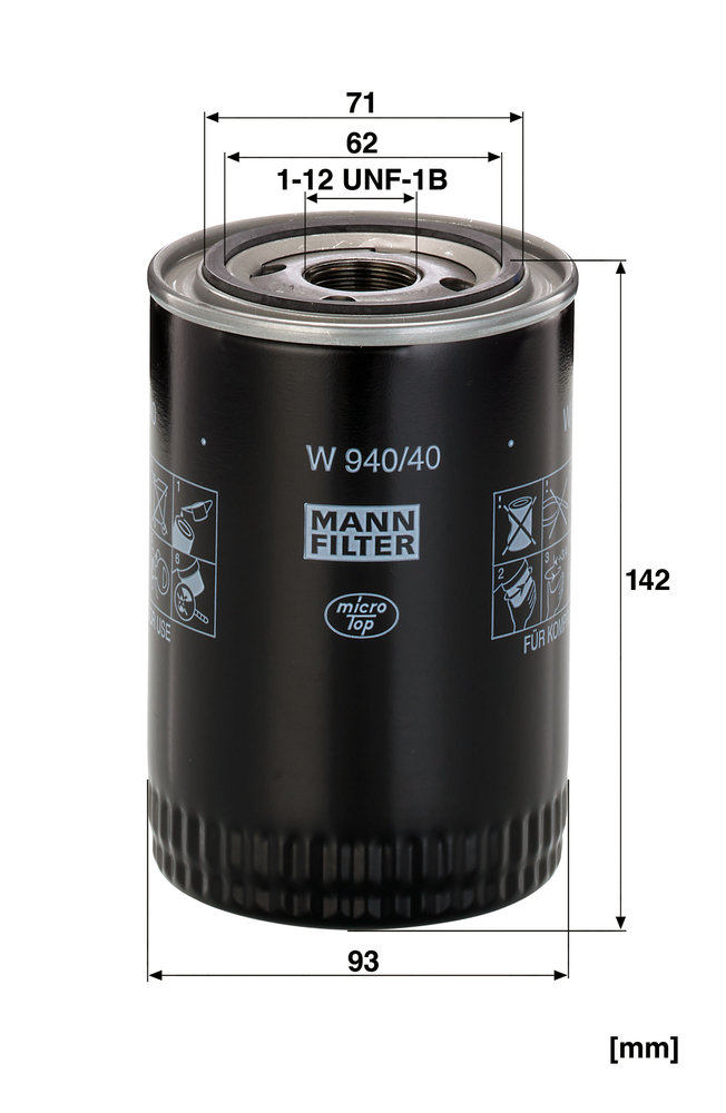 MANN-FILTER W940/40