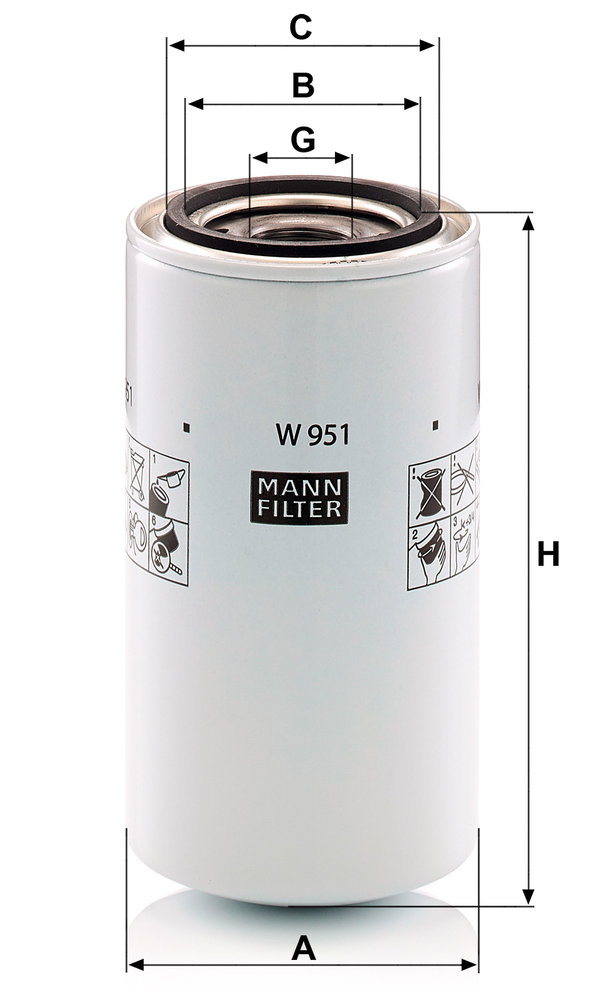 MANN-FILTER W951
