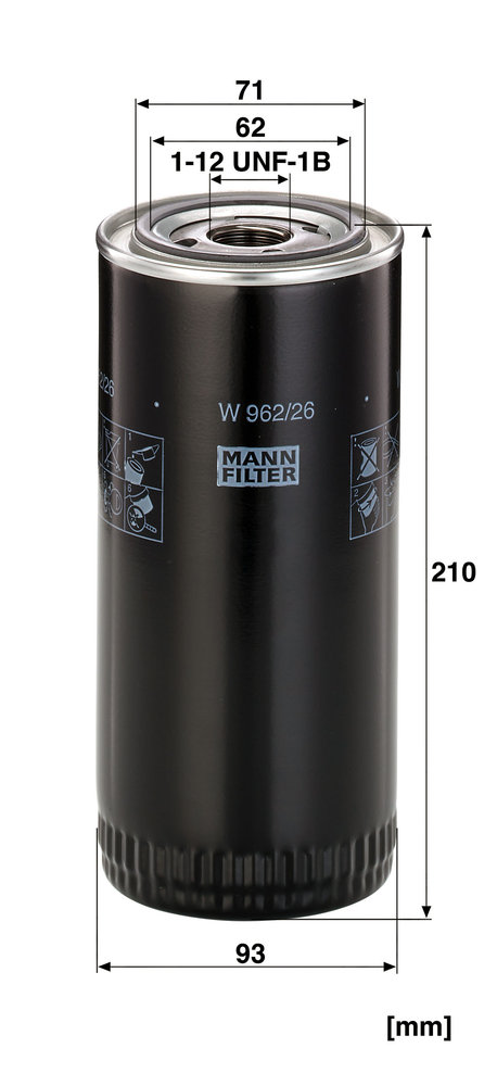 MANN-FILTER W962/26