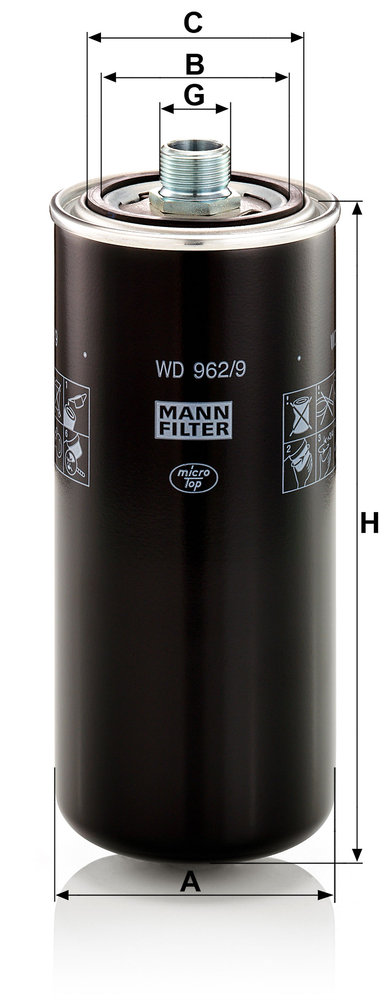 MANN-FILTER WD962/9
