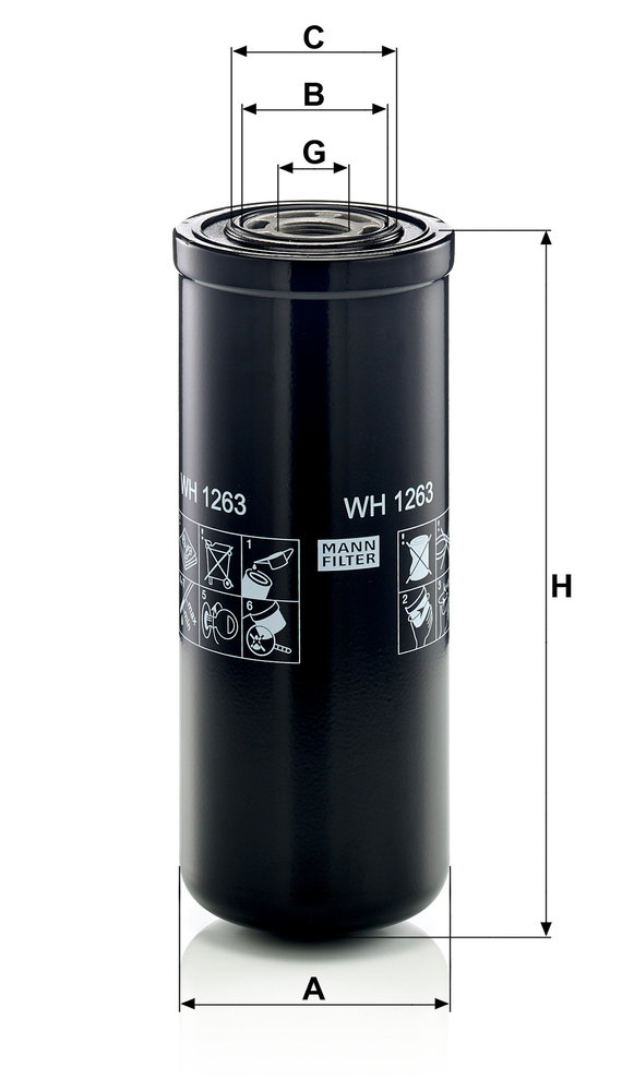 MANN-FILTER WH1263
