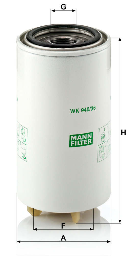 MANN-FILTER WK940/36X