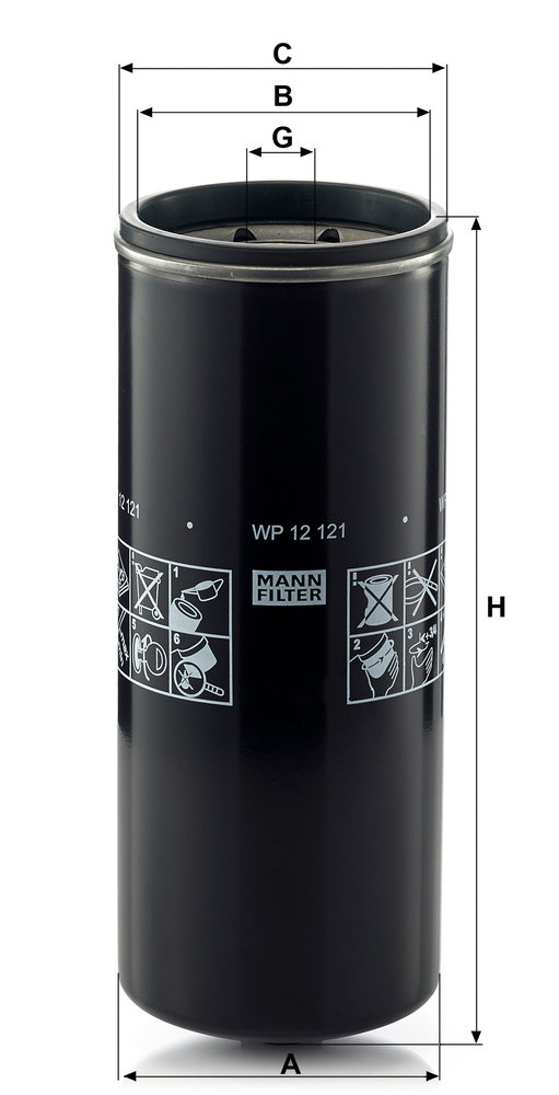 MANN-FILTER WP12121