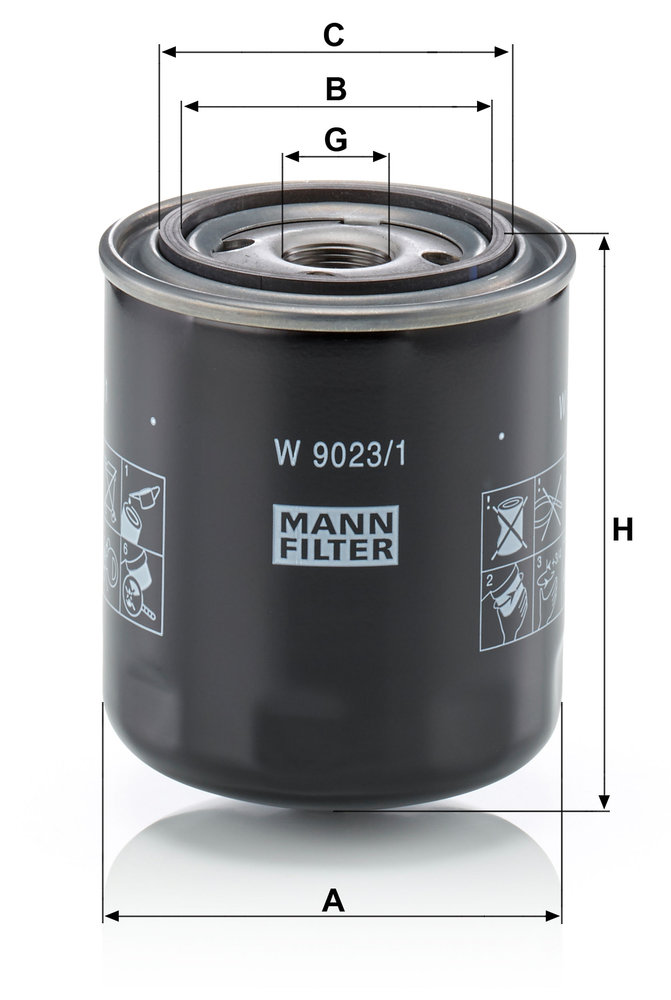 MANN-FILTER W9023/1
