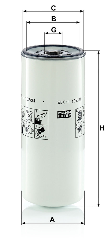 MANN-FILTER WDK11102/24