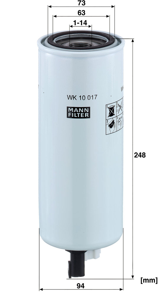 MANN-FILTER WK10017x