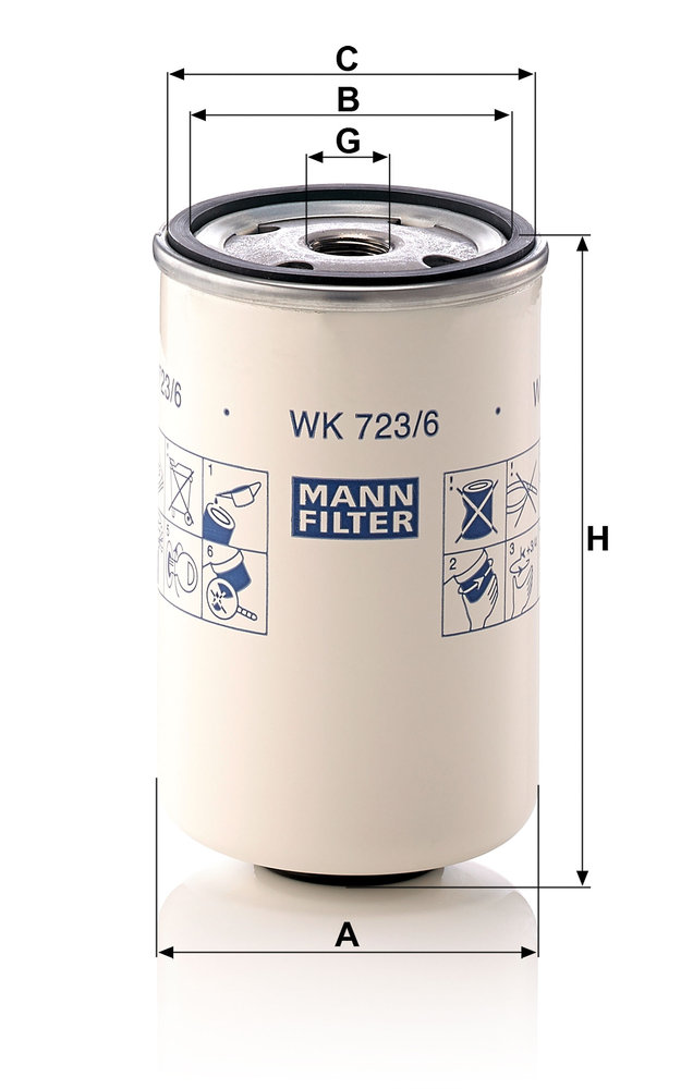 Mann WK723/6