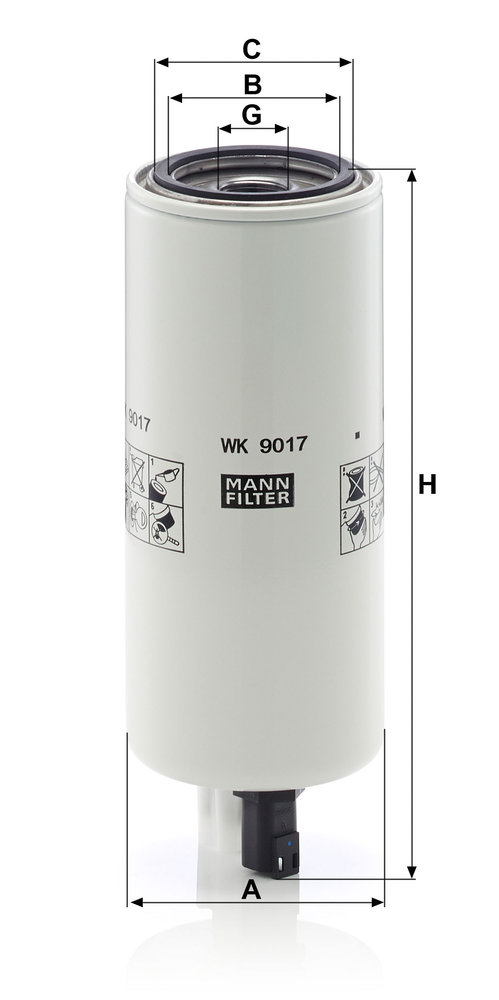 MANN-FILTER WK9017x