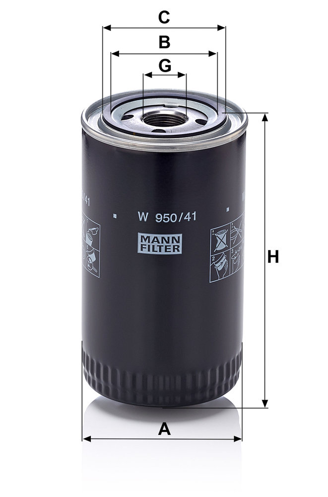 MANN-FILTER W950/41
