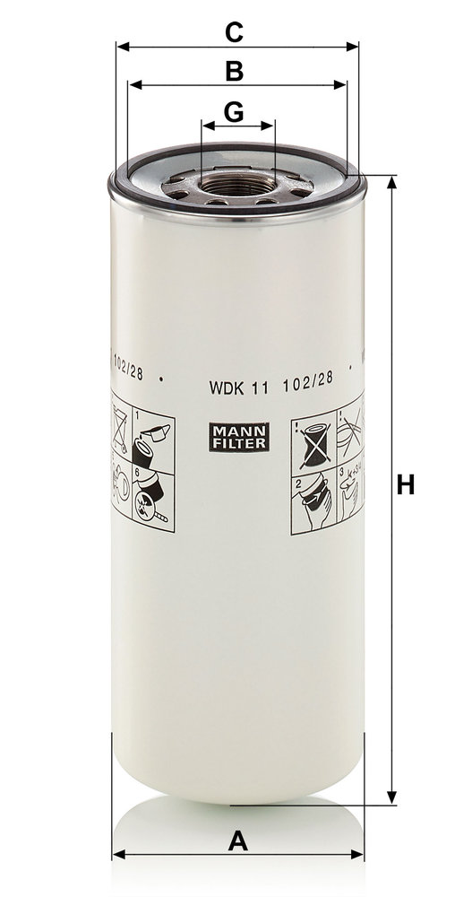 MANN-FILTER WDK11102/28