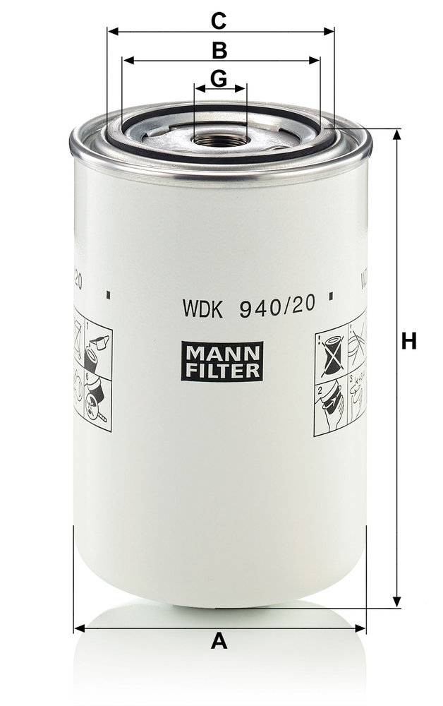 MANN-FILTER WDK940/20