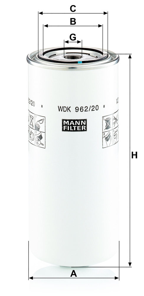 MANN-FILTER WDK962/20