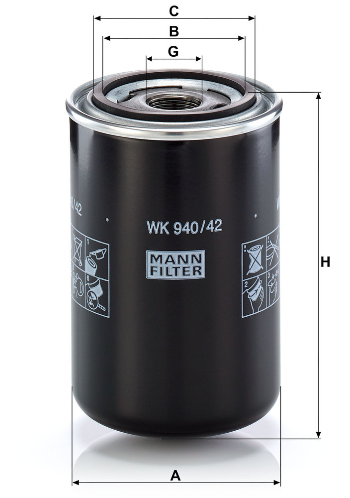 MANN-FILTER WK940/42