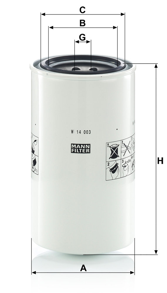 MANN-FILTER W14003