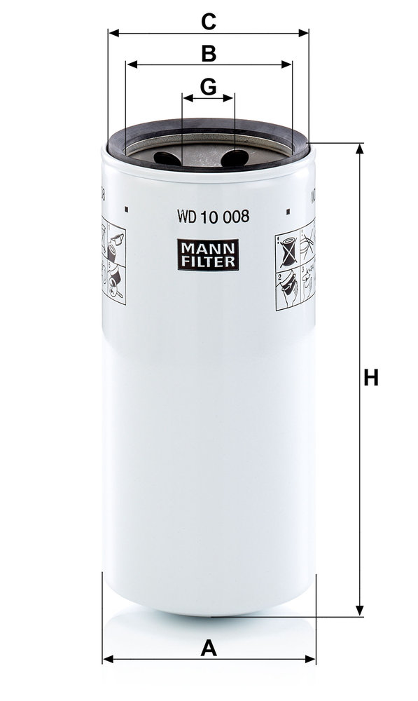 MANN-FILTER WD10008
