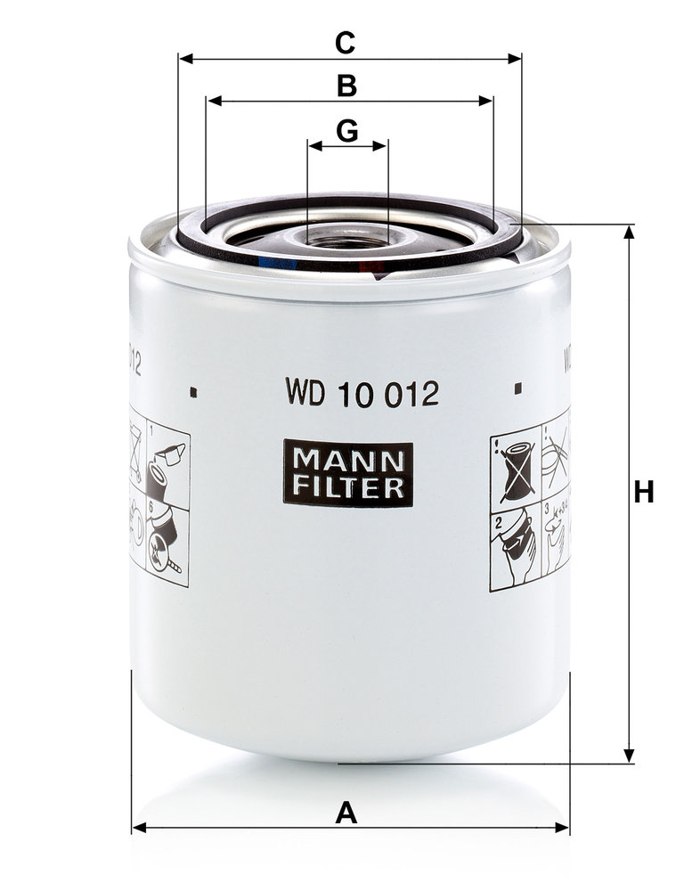 MANN-FILTER WD10012